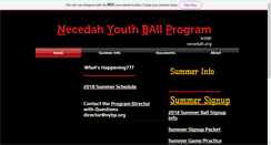 Desktop Screenshot of necedah.org